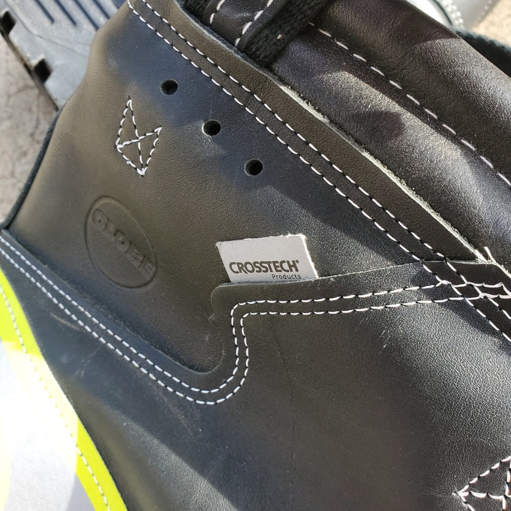 Globe Shadow Structural Fire Boots Black Leather … - image 8